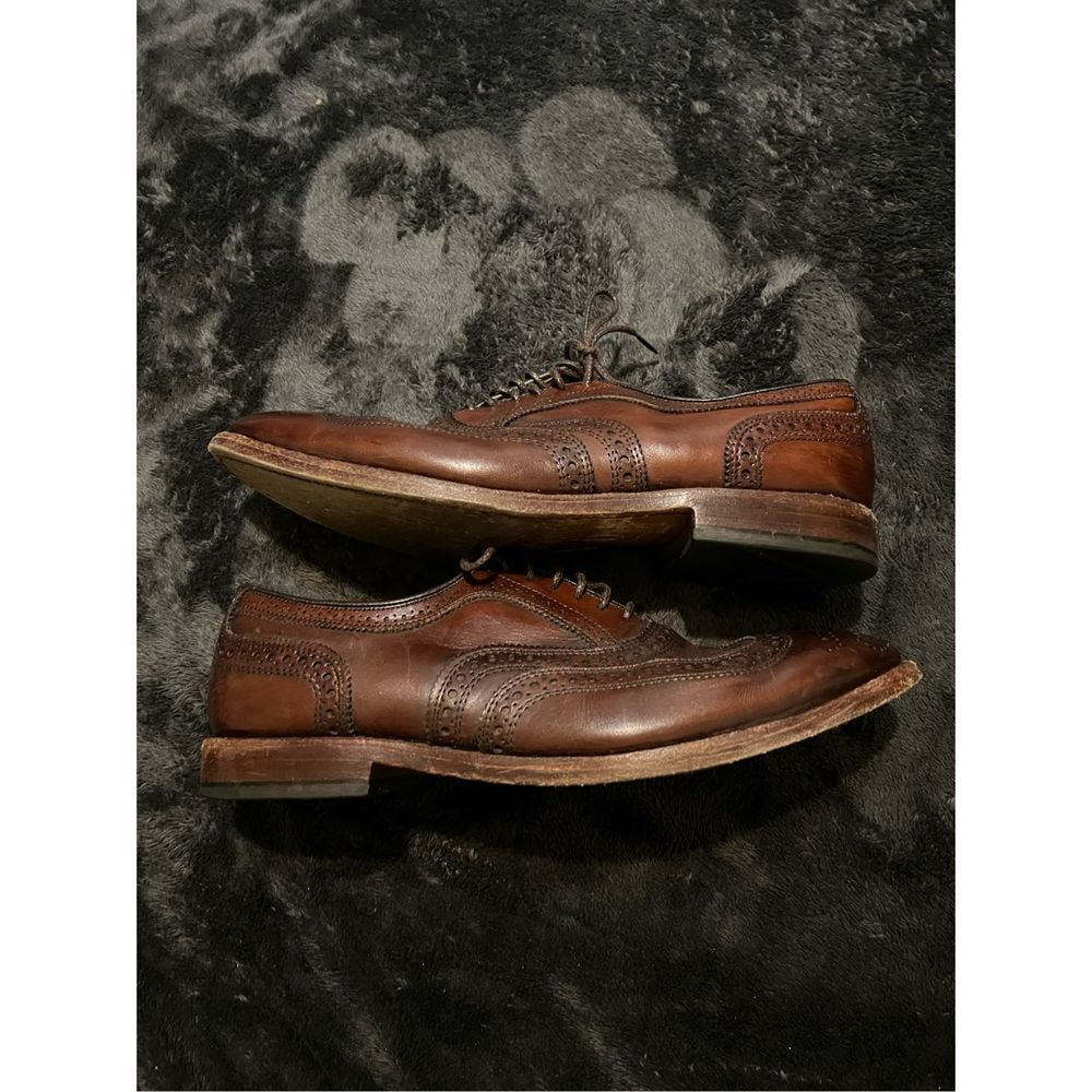 Allen Edmonds mens brown Oxford dress shoe 8.5
